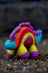 Handmade Crochet Soft Toys - Pookie Dinosaur Club