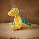Handmade Crochet Soft Toys - Pookie Dinosaur Club