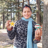 Handmade Crochet Christmas Ornaments - Xmas Essentials (Pack of 6 or 12)