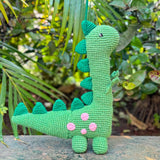 Handmade Crochet Soft Toys - Pookie Dinosaur Club