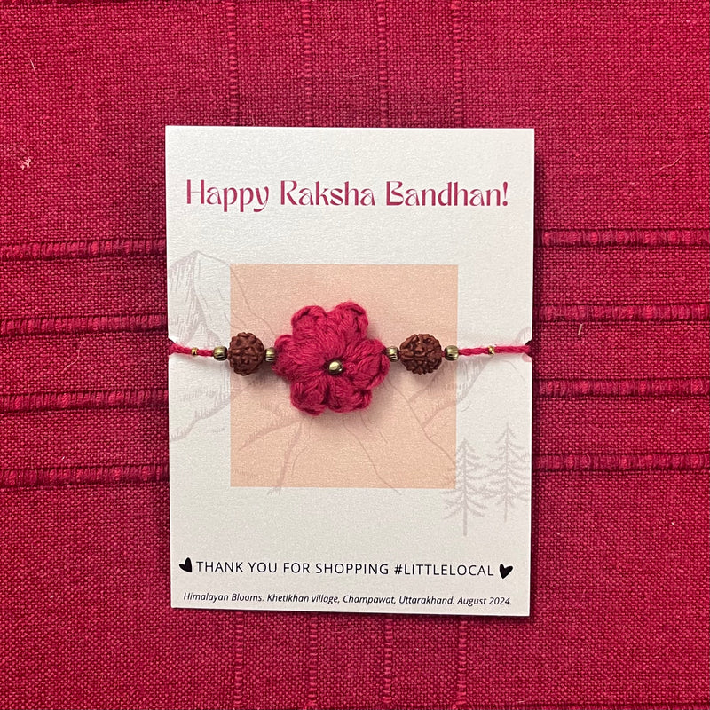 Crochet Flower Rakhis