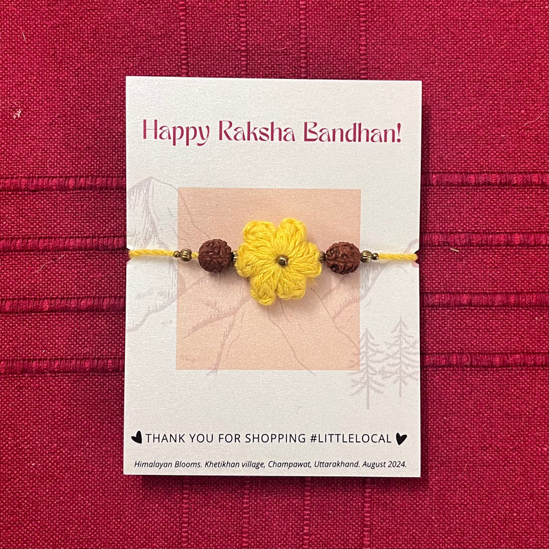 Crochet Flower Rakhis