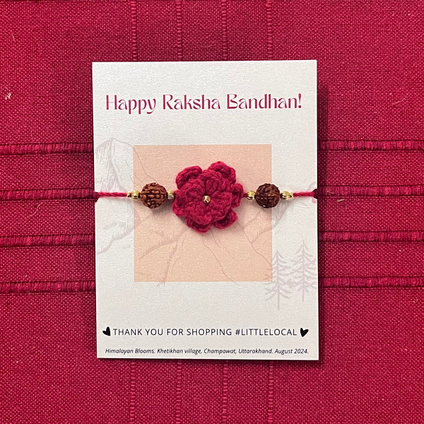 Crochet Flower Rakhis
