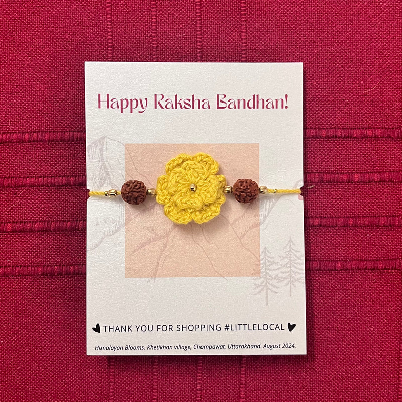 Crochet Flower Rakhis