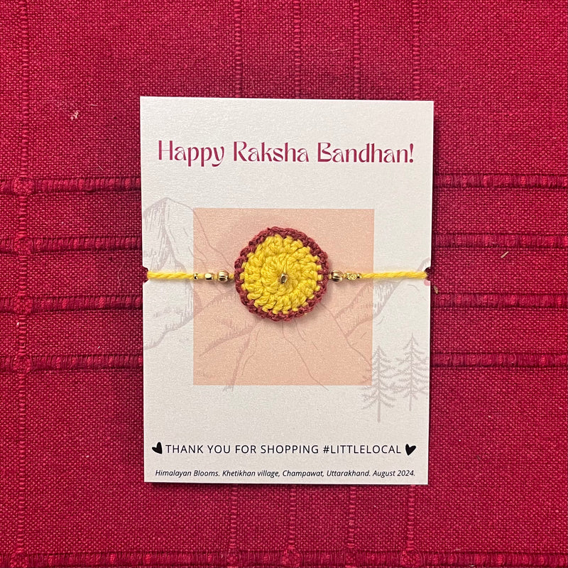 Crochet Flower Rakhis