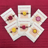Crochet Flower Rakhis