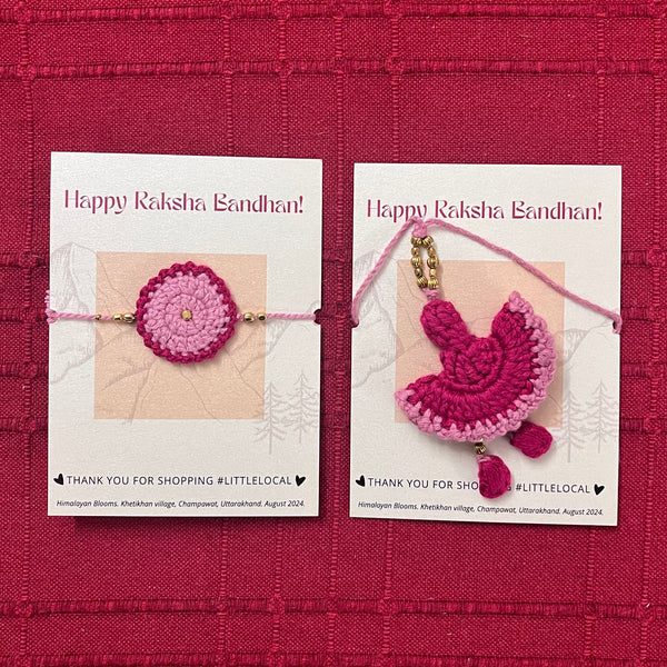 Crochet Flower Rakhi & Lumba