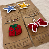 Handmade Crochet Christmas Ornaments - Xmas Essentials (Pack of 6 or 12)